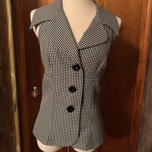 Mark Farrel USA hounds tooth top